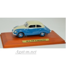 7130117-АТЛ IFA F9 Limousine 1952 Blue/Beige